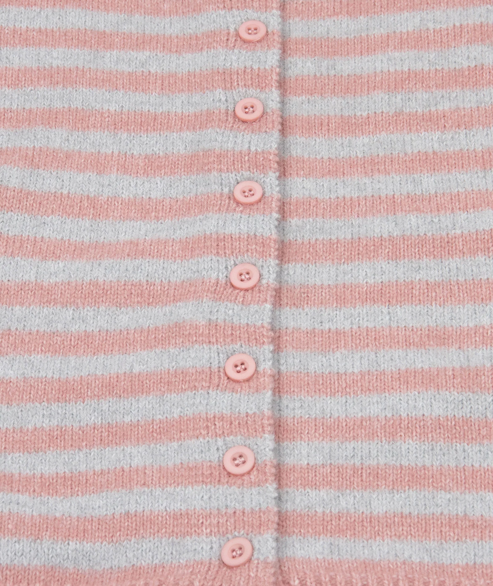 8apart Women Morgan Pink/Grey Striped Sweater - Image 2