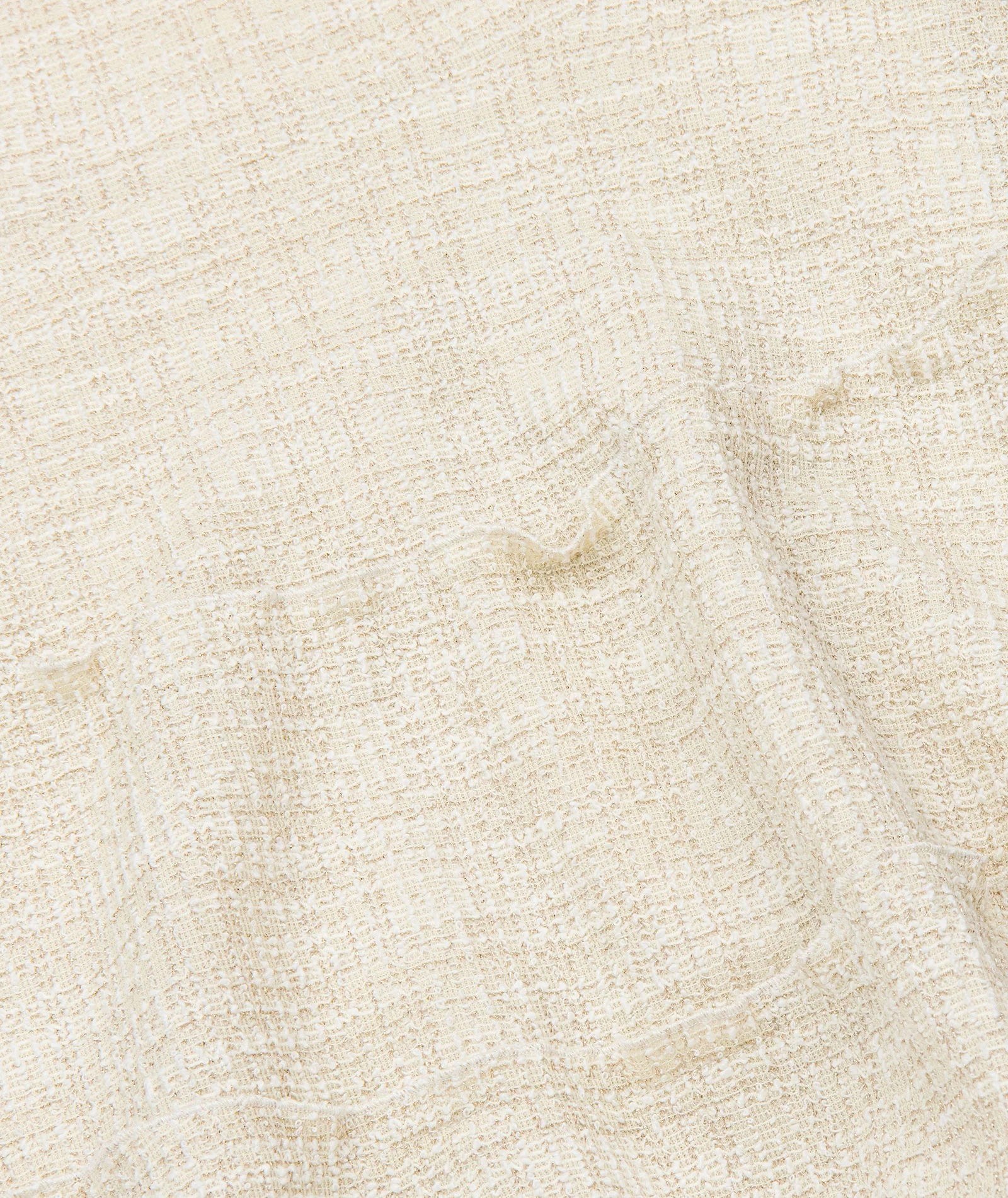 By Debra Girls Sara 3 Tier Dress Ivory/Gold Boucle - Image 3