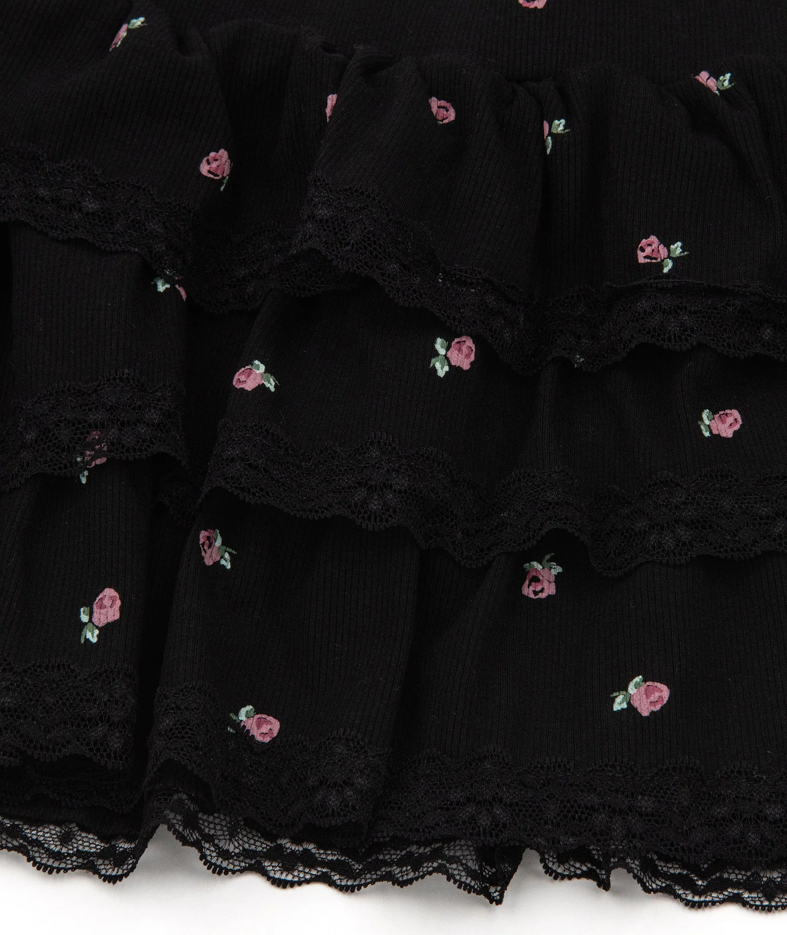 FBZ Girls Monroe Floral Ruffle Skirt - Image 2