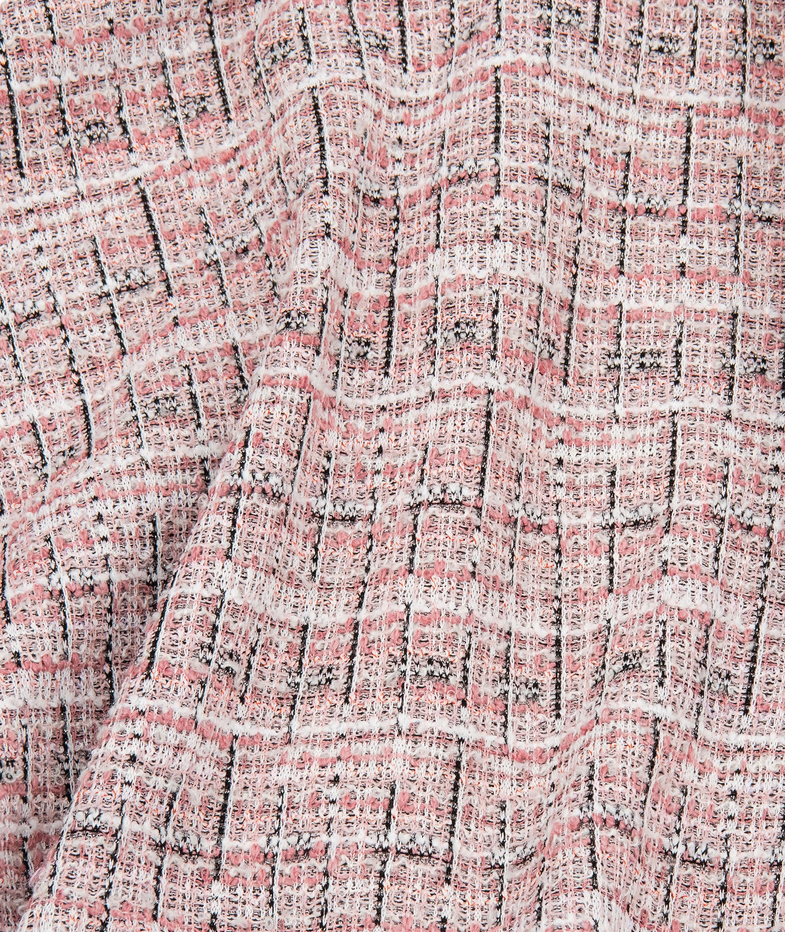 FBZ Girls Oakley Pink Tweed Cap Sleeve Dress - Image 3