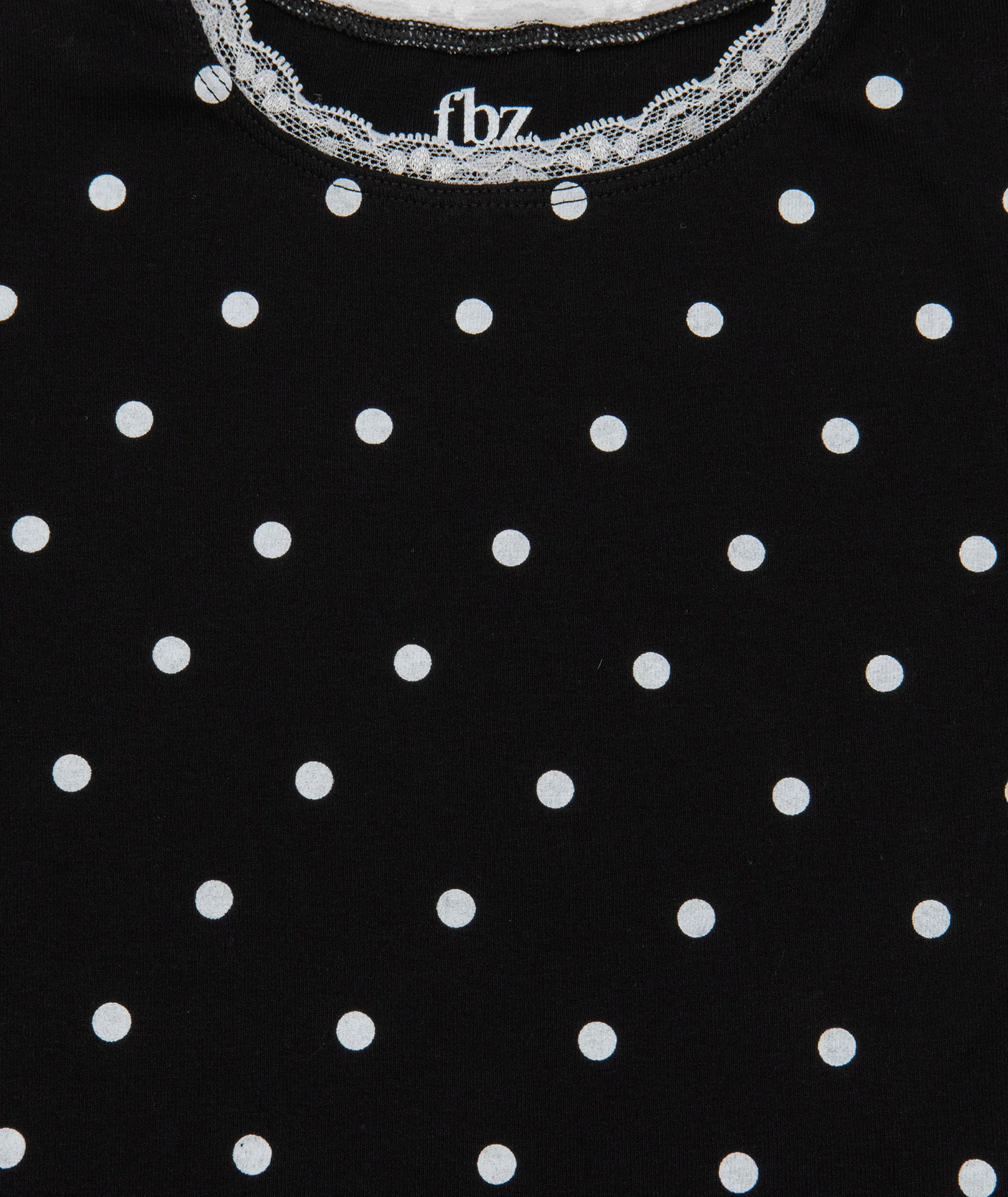 FBZ Girls Ollie Polka Dot Lace Tee - Image 2