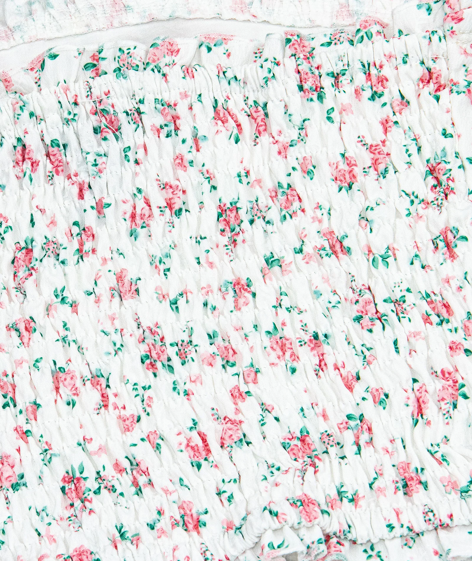 FBZ Girls Daisy Pink/Green Floral Tube Top - Image 6