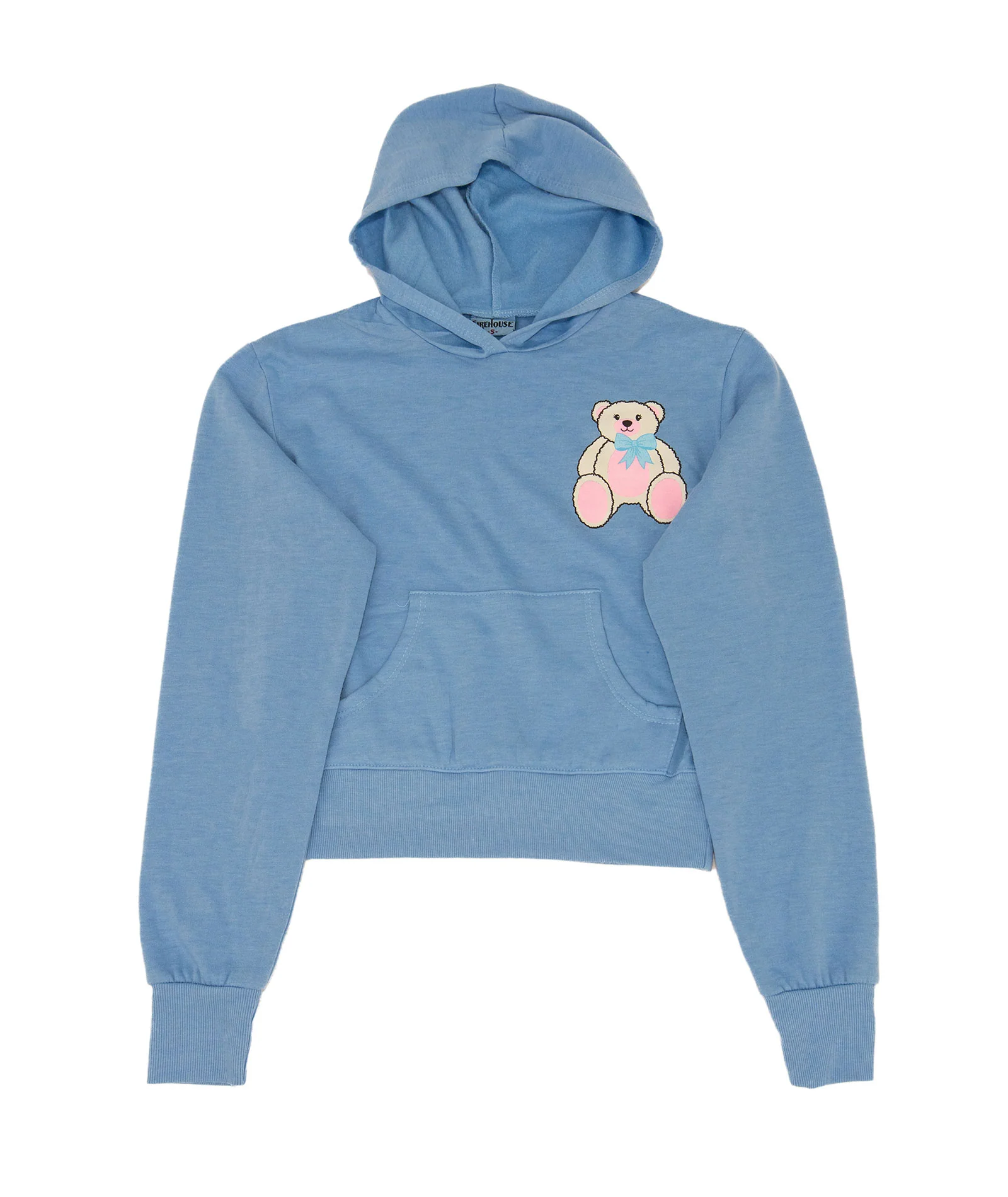 Firehouse Girls Tessa Teddy Pocket Hoodie Ice Blue