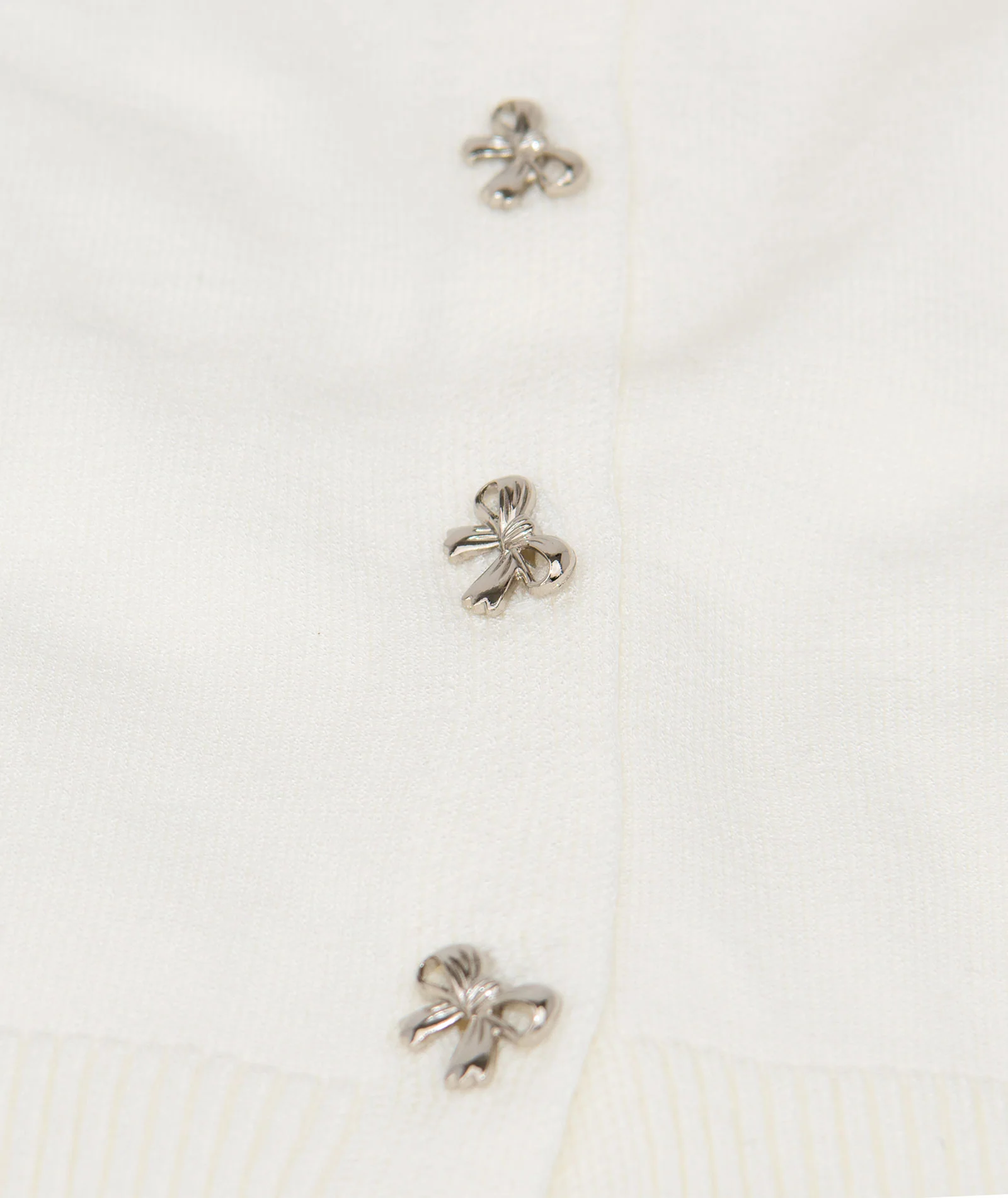Gold Rush NYC Girls Sylvie Bow Cardigan - Image 3