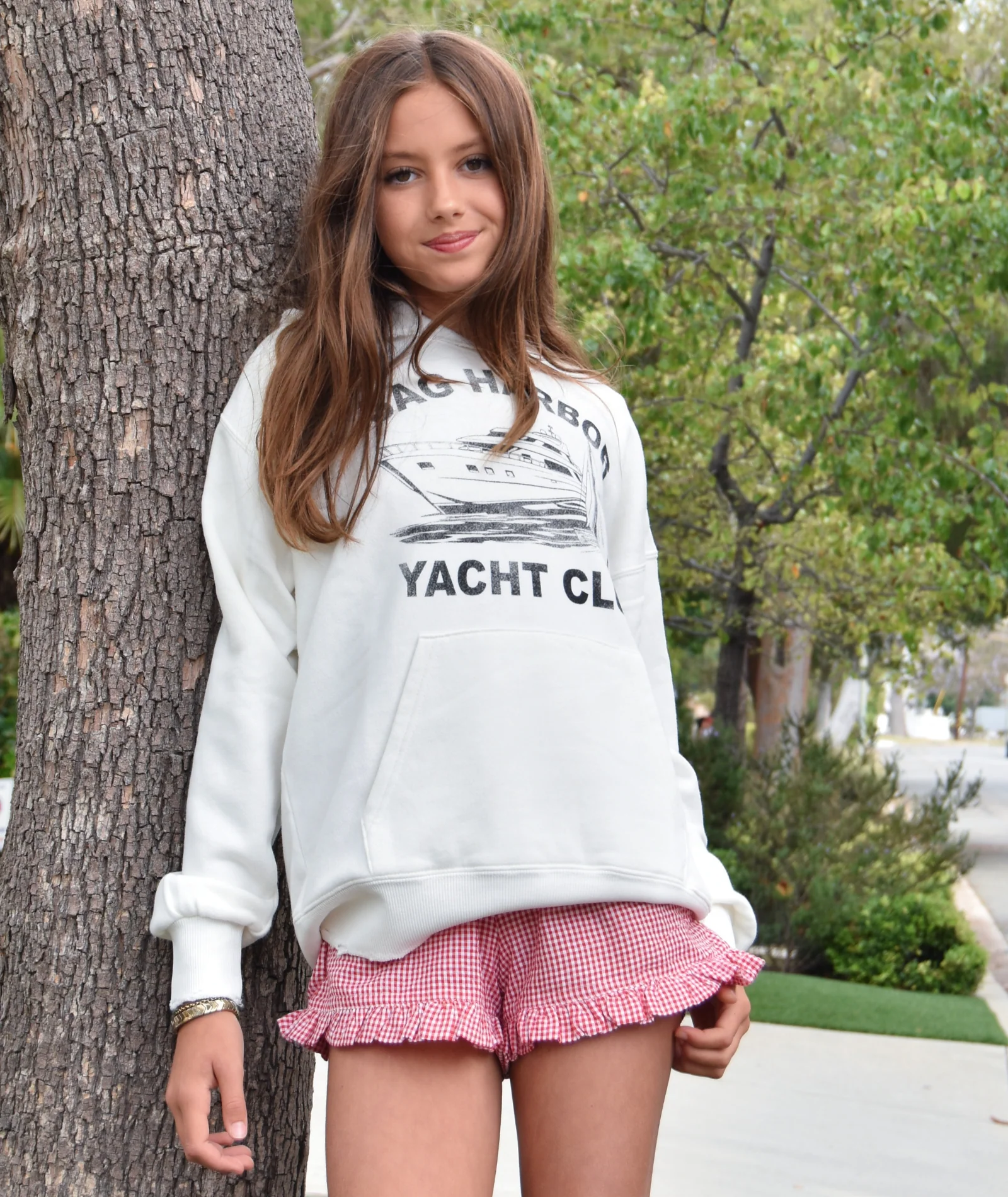 Katie J NYC Girls Sag Harbor Yacht Club Hoodie - Image 3