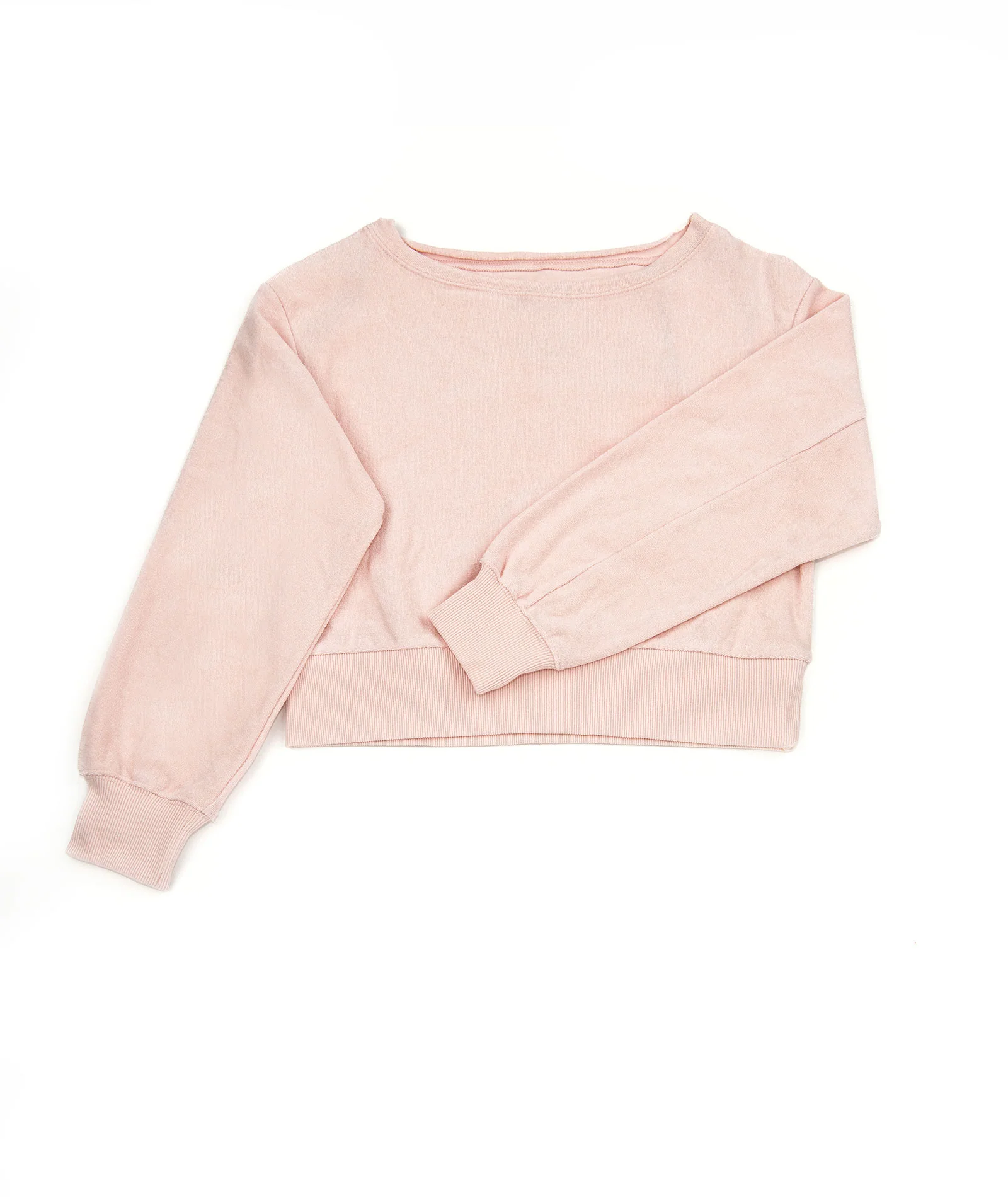 Katie J NYC Girls Tucker Off Shoulder Crop Sweatshirt - Image 5