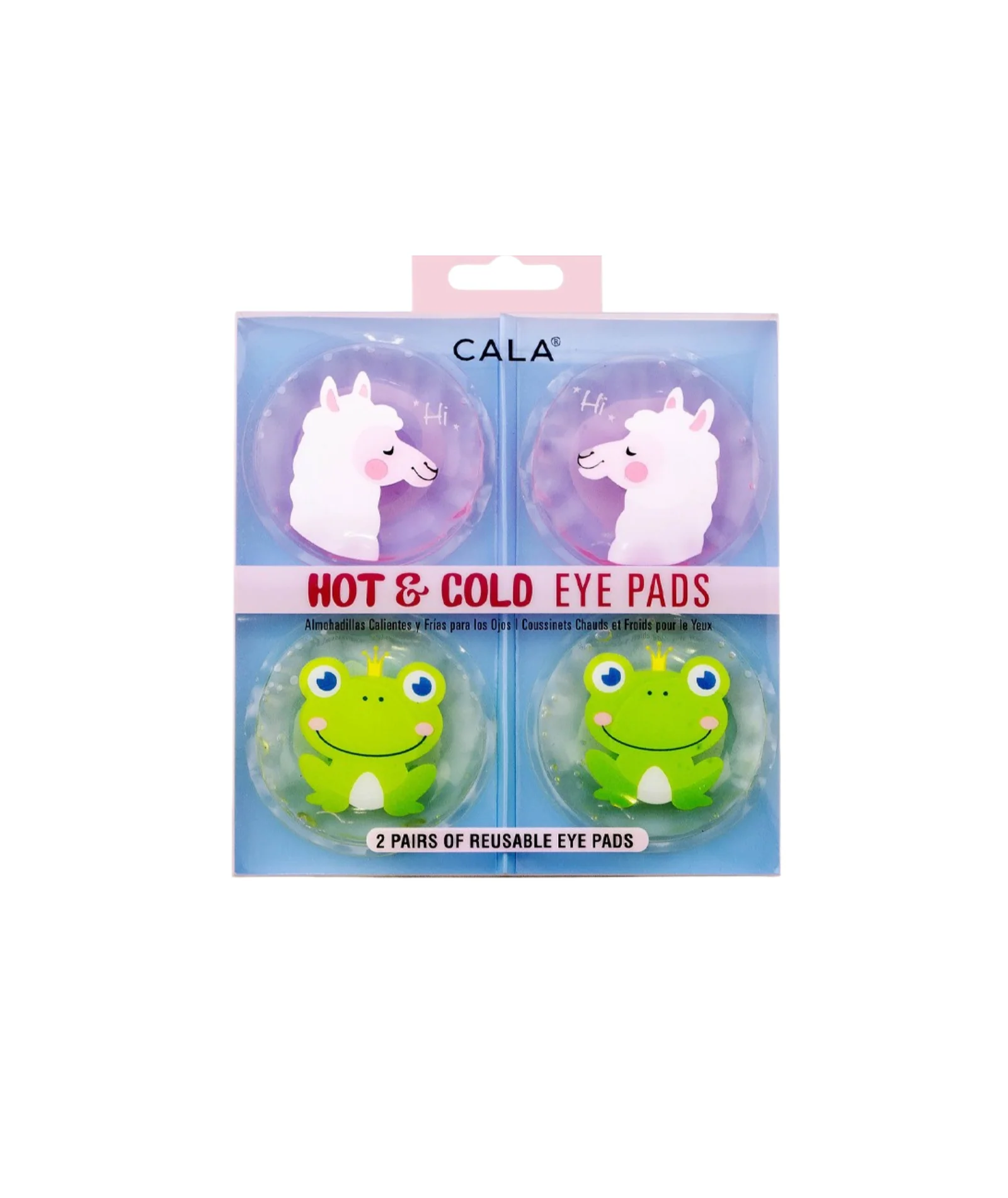 Llama and Frog Hot/Cold Eye Pads Set