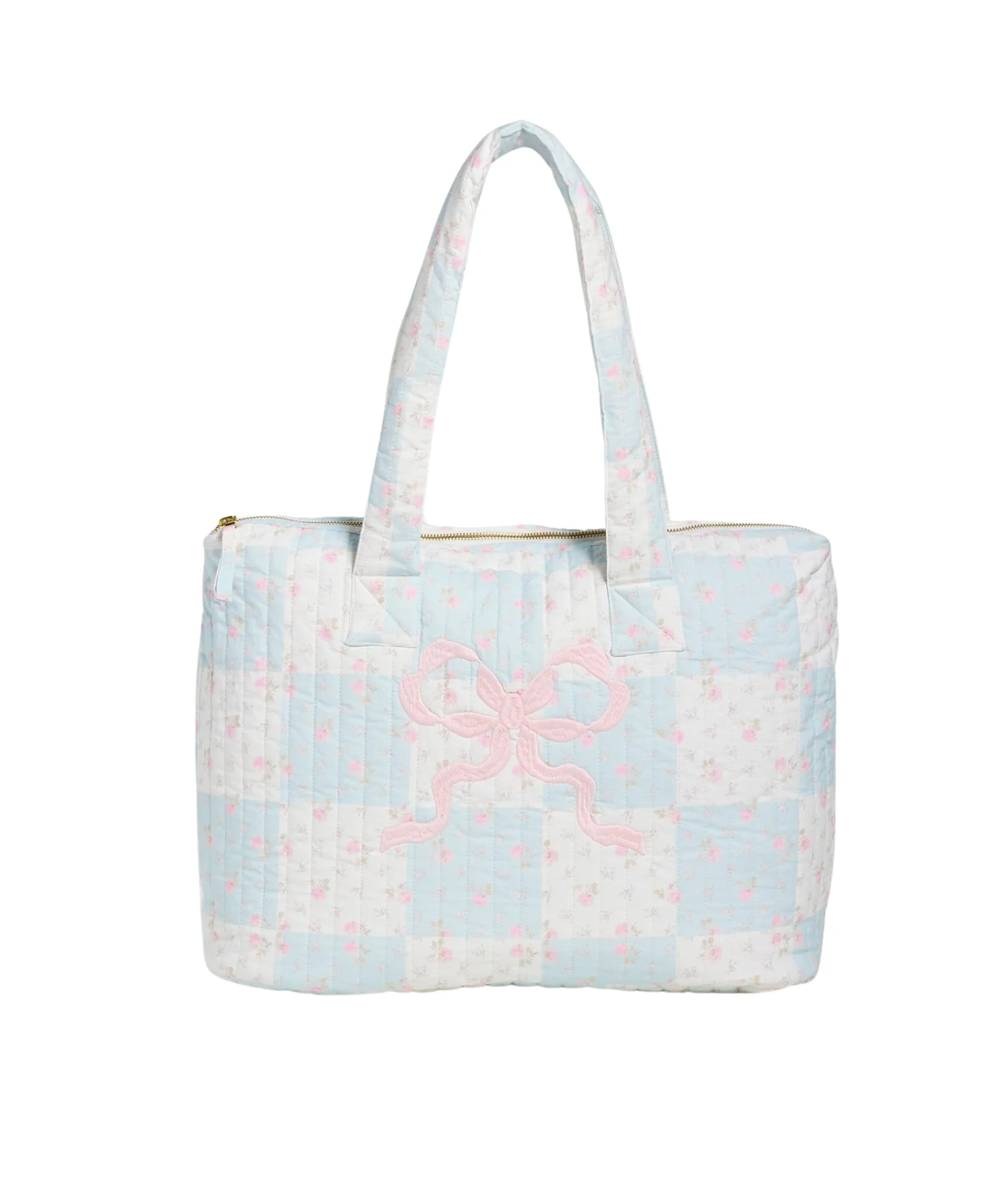 Love Shack Fancy Aja Weekender Bag Ivory Chapparal