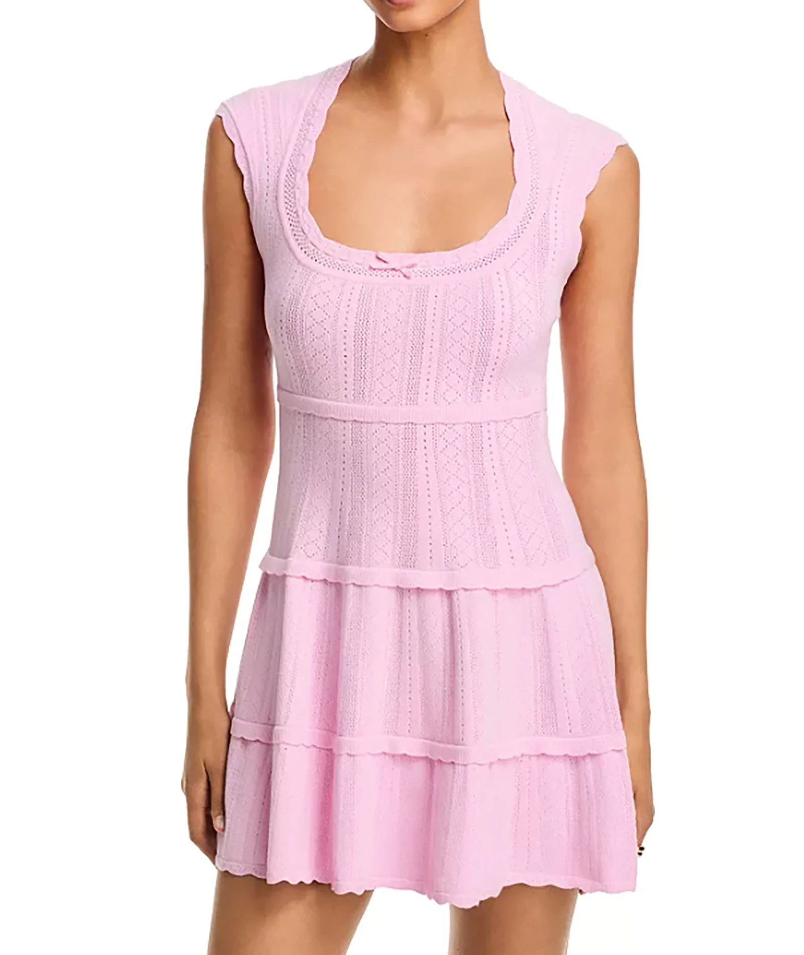 Love Shack Fancy Women Laighton Dress Candy Floss Pink - Image 5