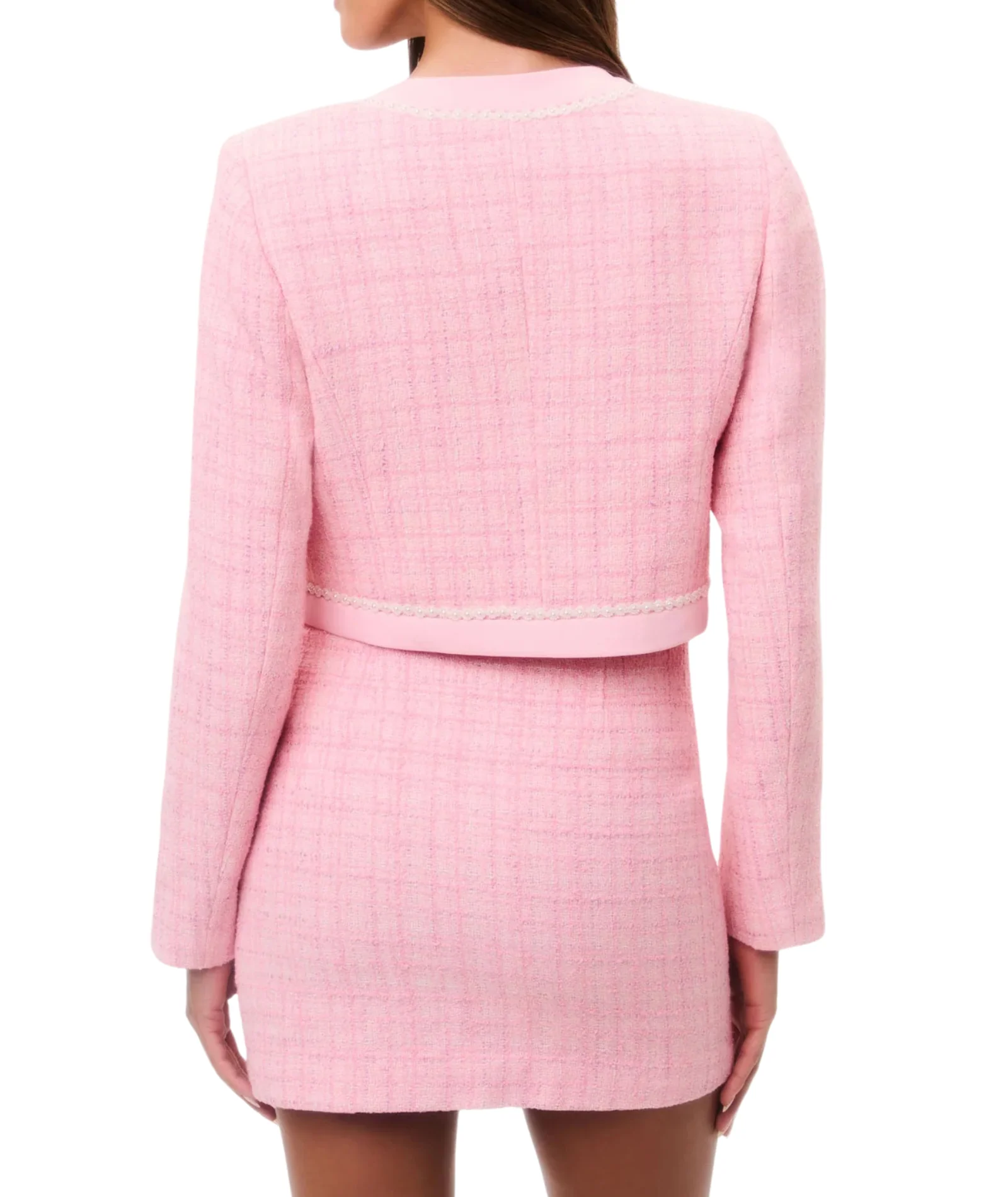 Love Shack Fancy Women Ralphette Jacket Pink Hibiscus - Image 4