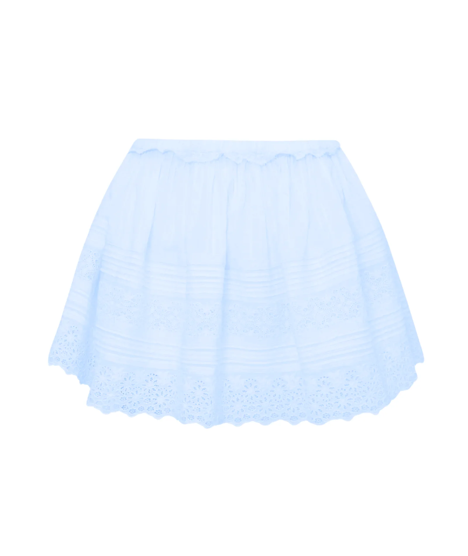 Love Shack Fancy Women Sani Skirt Blue Finch