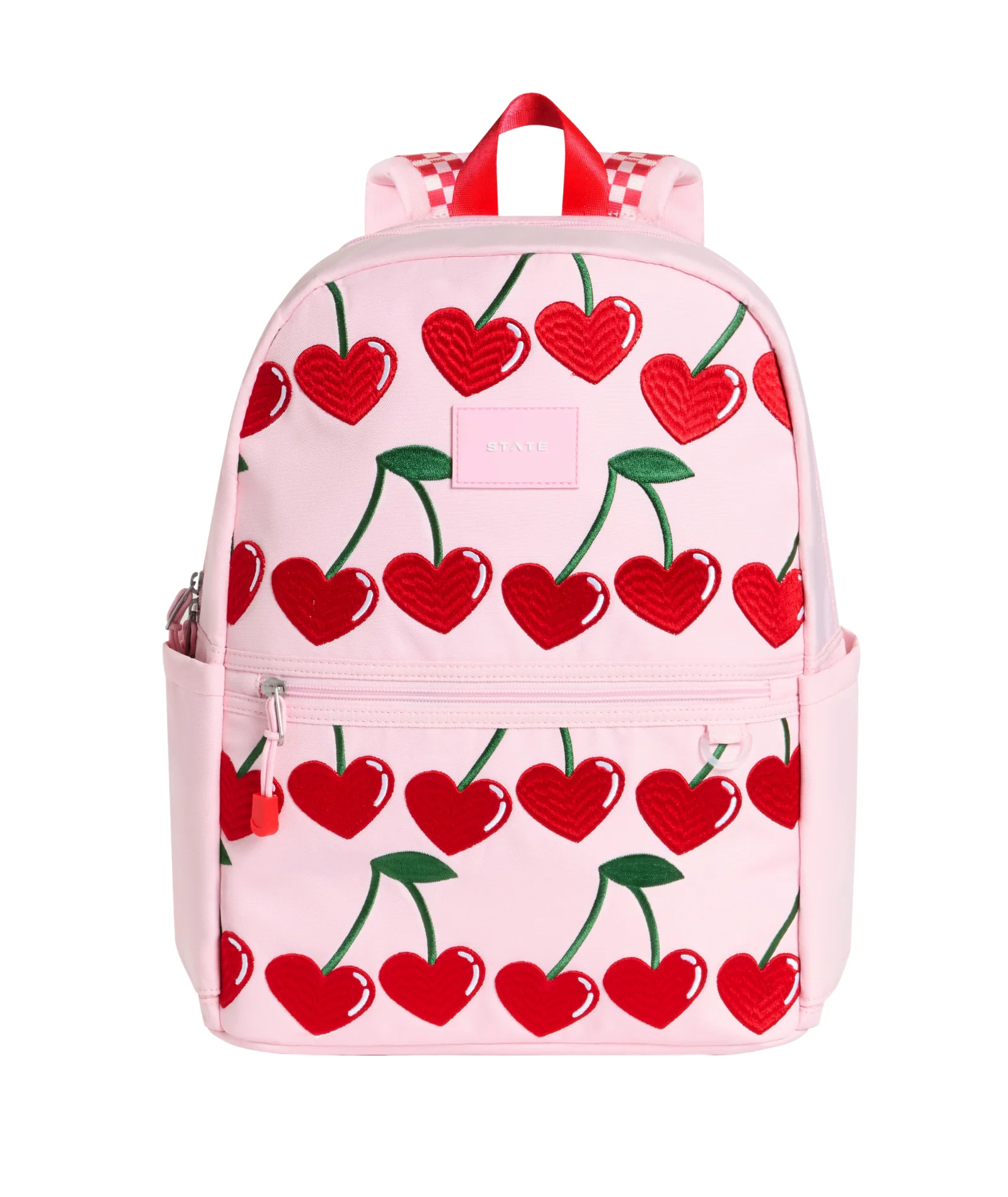 State Bags Kane Kids Double Pocket Backpack Cherries