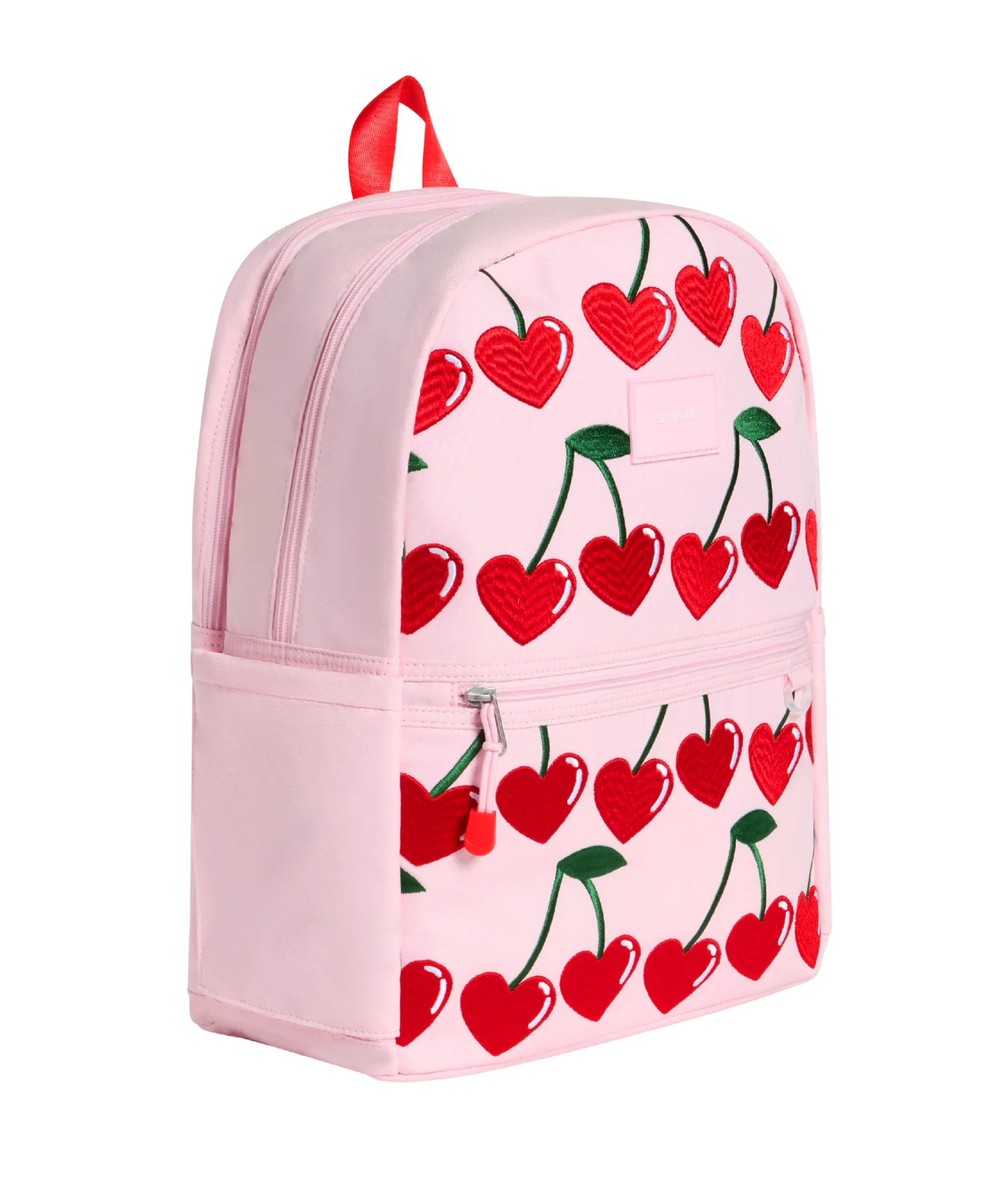 State Bags Kane Kids Double Pocket Backpack Cherries - Image 2
