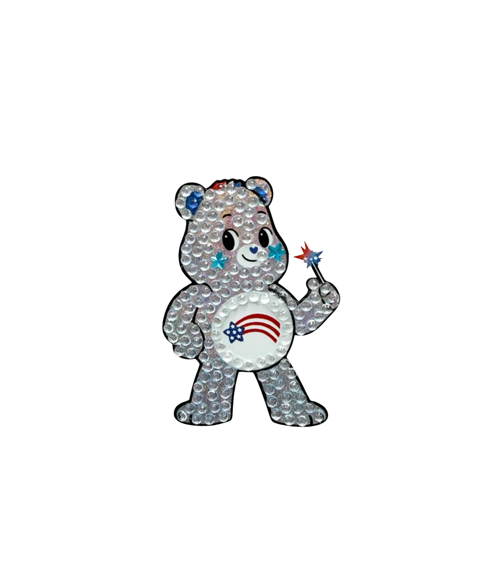 Sticker Beans America Cares Bear Sticker