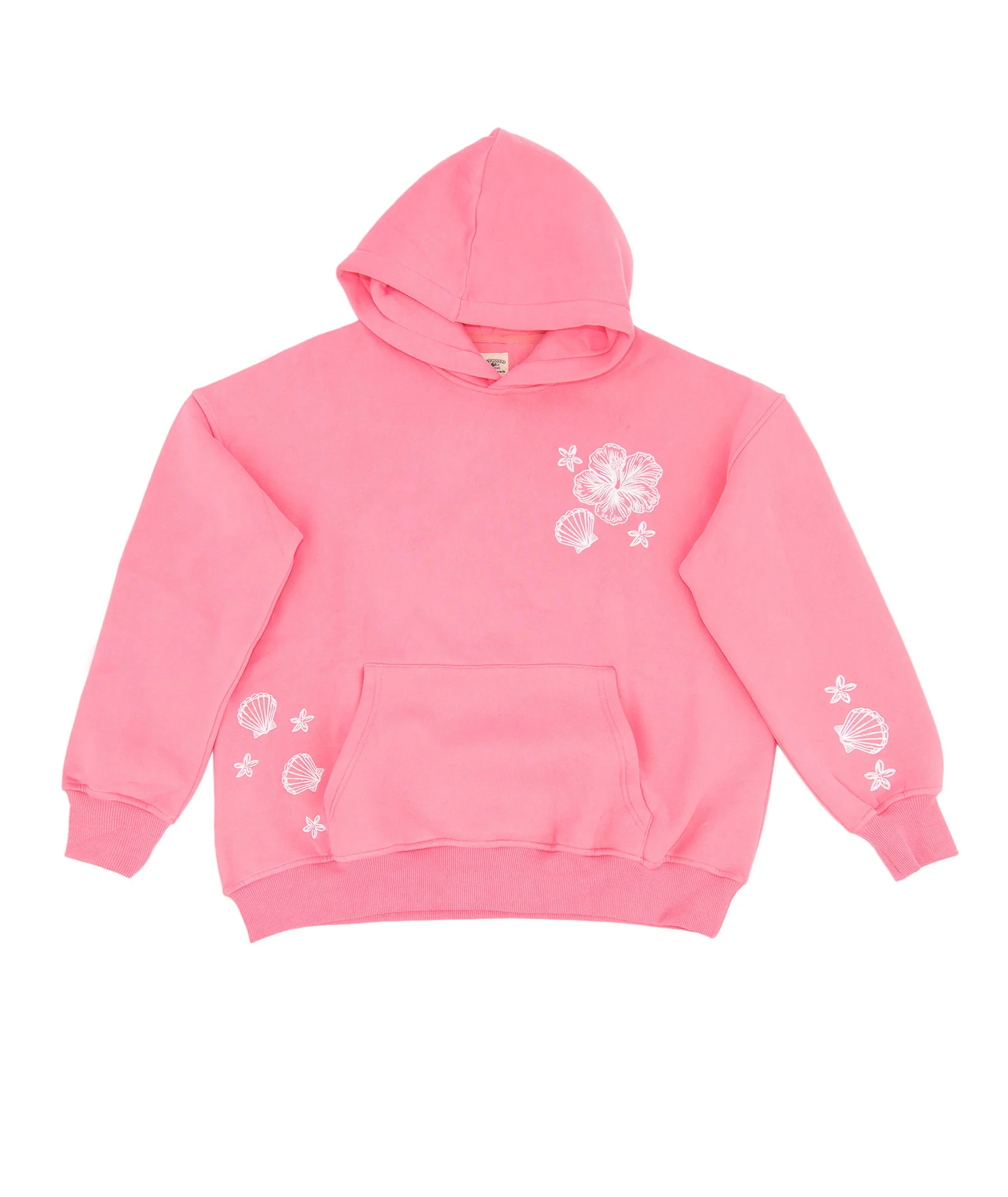 Sunkissed Coconut Juniors Hibiscus Pink Tropical Hoodie
