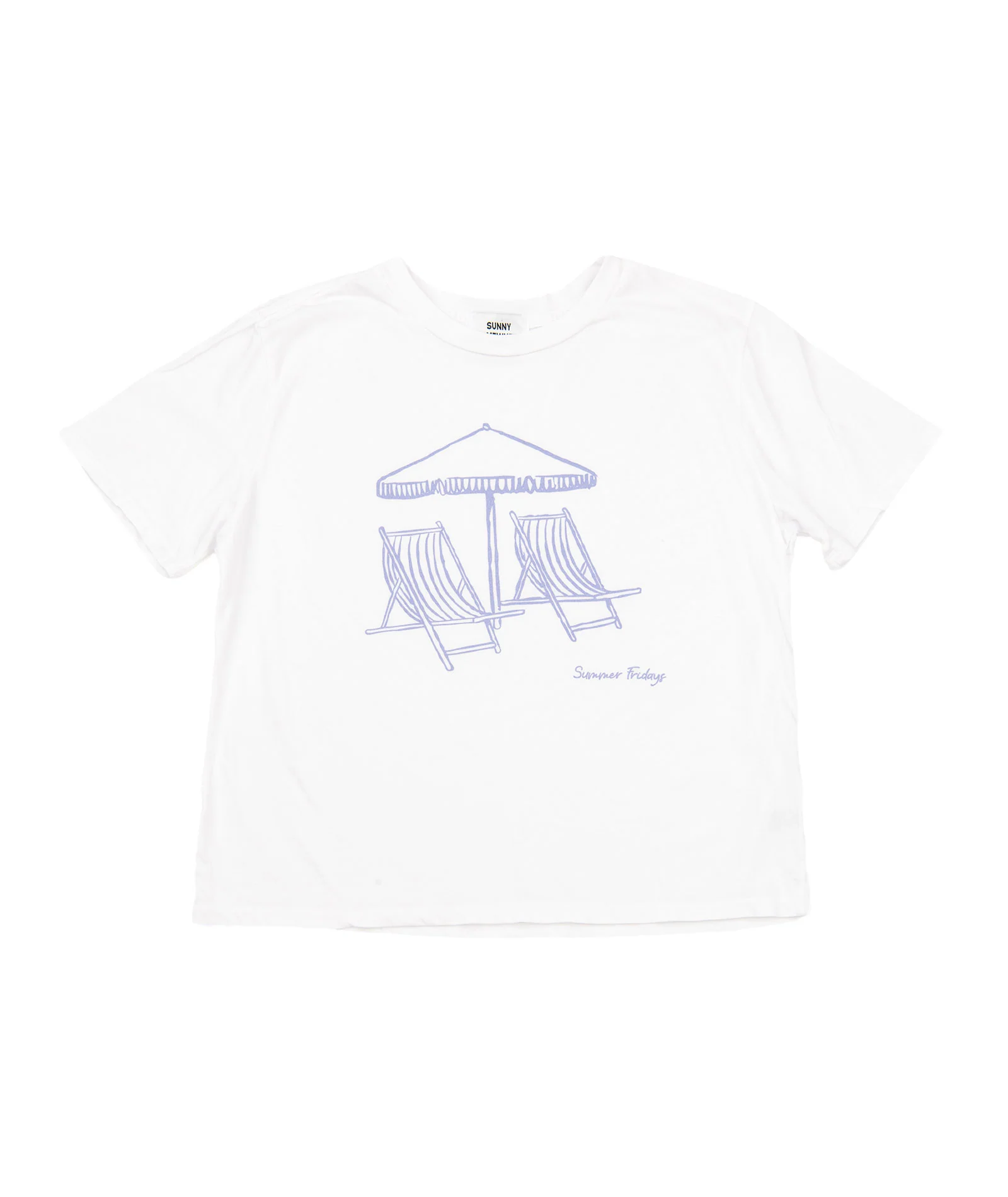 Sunny Somewhere Women Summer Fridays Everyday Tee