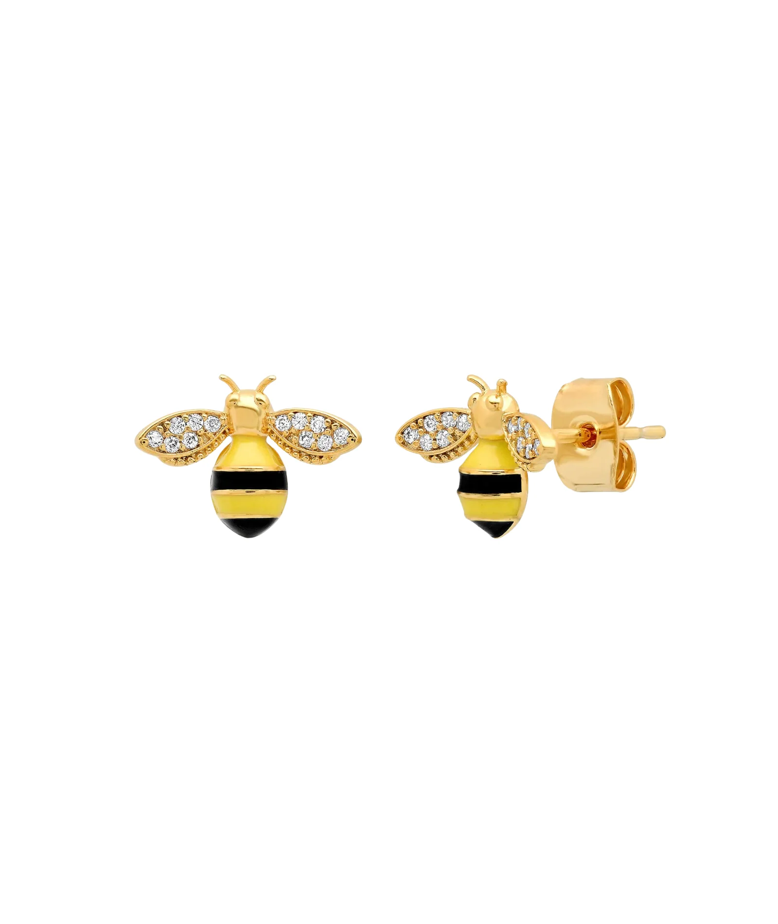 TAI Enamel Bee Studs
