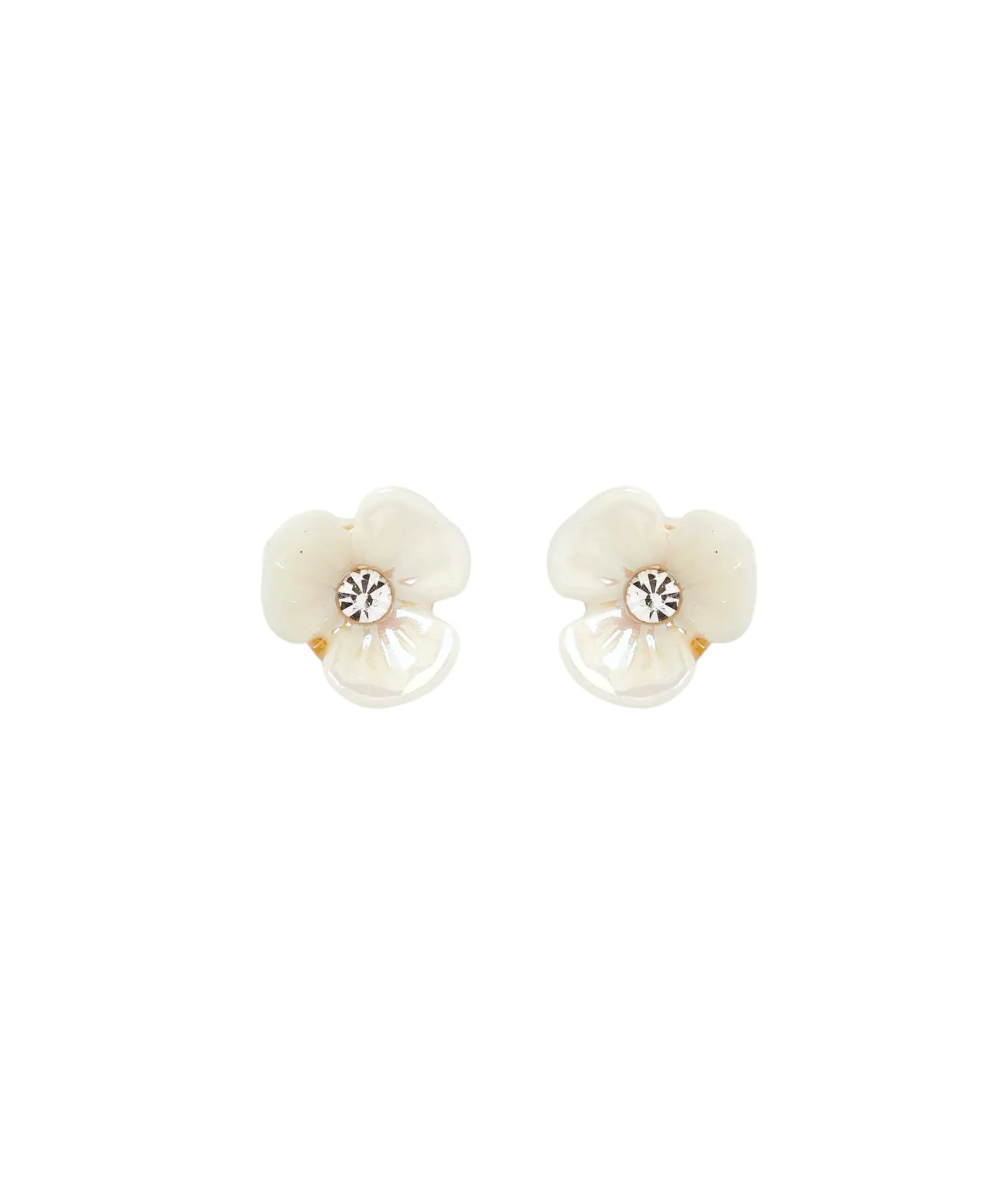 TAI Tiny Iridescent Flower Studs - Image 3