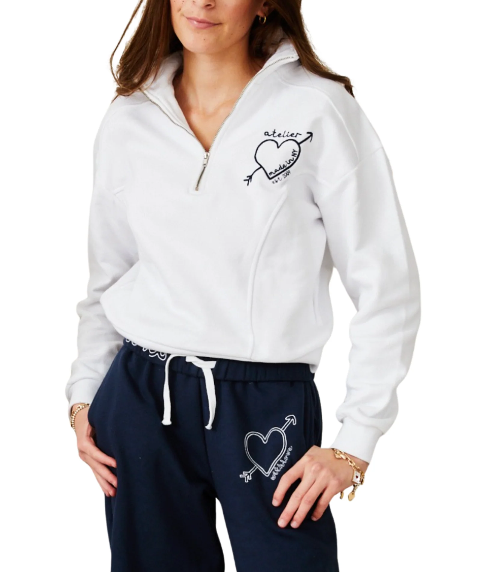 Theme Girls Crosby Half Zip Atelier Sweatshirt