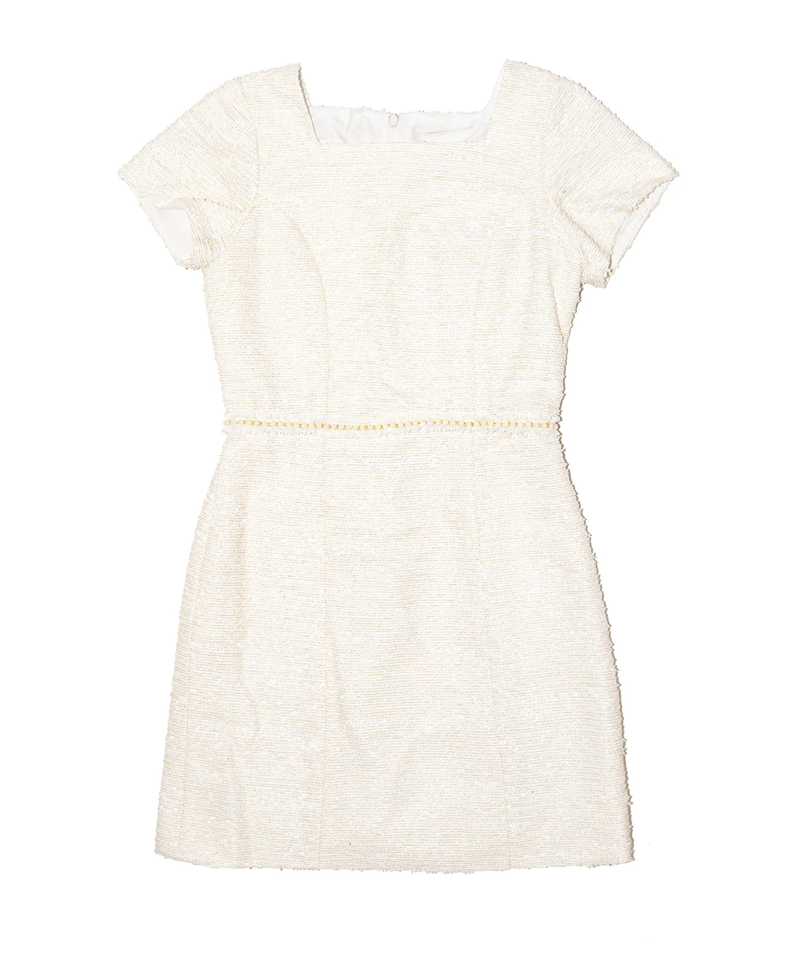 Zoe Ltd. Juniors Classic New York Short Sleeve Pearl Waist Dress
